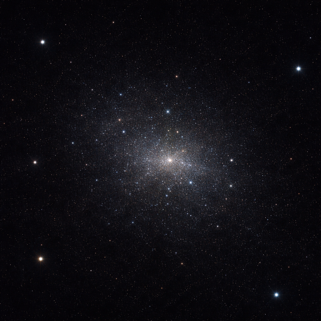 Vera C. Rubin: o observatório que filma o céu como nunca e revela os segredos escondidos entre as galáxias 4 galaxia fraca